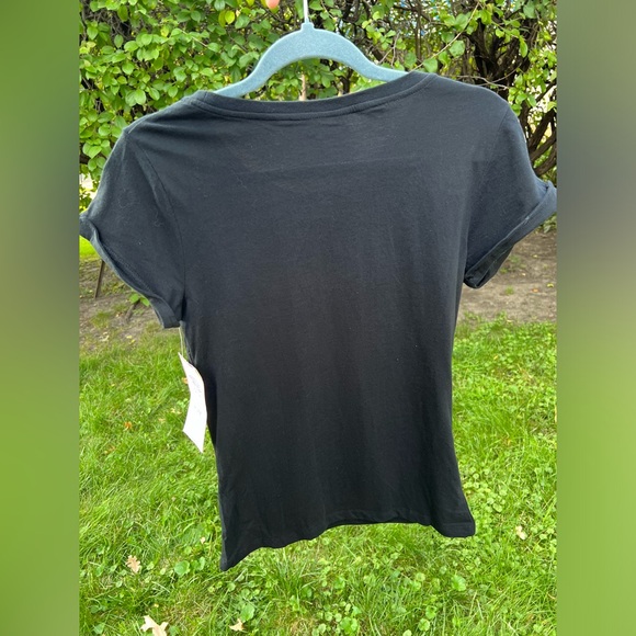 🦡🌹NEW Mosaic Tile Wisconsin Badgers Cuffed Sleeve T-Shirt | S/M Fitted | Rare - Picture 5 of 17